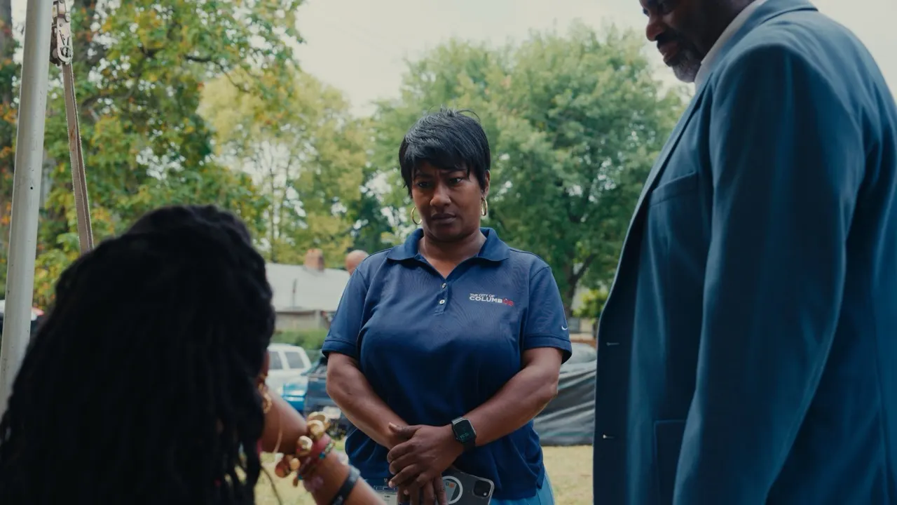 Documentary interview with a City of Columbus program partner